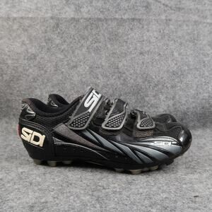 Sidi Sun Shoes Womens 39 Cycling MTB Biking Sport Athletic Three Strap Black